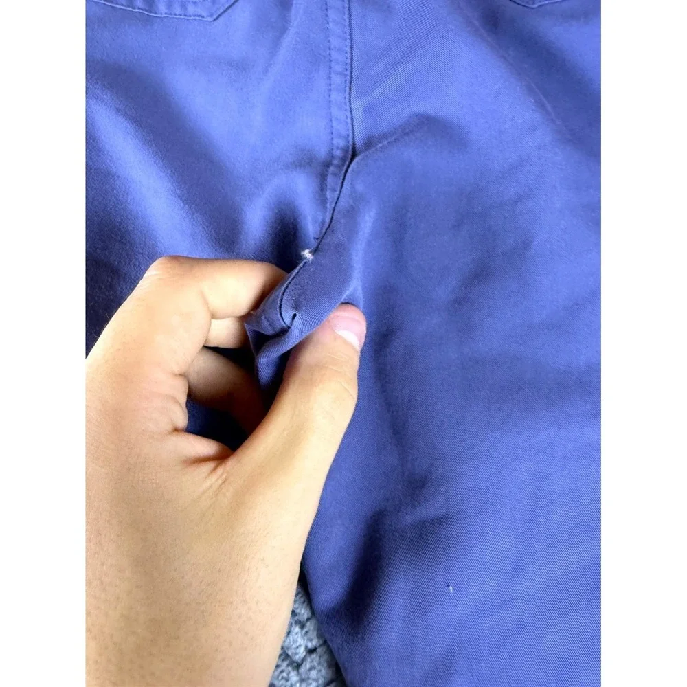 FIGS Technical Collection Mens XL Blue Drawstring Medical Scrub Pants Solid